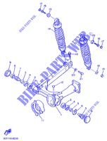 BRAS OSCILLANT / AMORTISSEUR pour Yamaha XV1100 de 1992