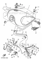 FOURCHE pour Yamaha XV1100 de 1997