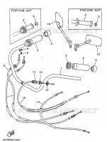 GUIDON ET CABLES pour Yamaha XV1100 de 1997