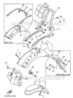 GARDE BOUE pour Yamaha XV1100 de 1997