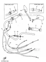 GUIDON ET CABLES pour Yamaha XV1100 de 1997