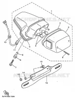 FEU ARRIERE pour Yamaha XV1100 de 1997