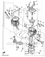 CARBURATEUR 1 pour Yamaha XV1100 de 1997