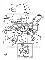 CADRE pour Yamaha XV1100 de 1997