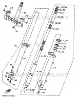 FOURCHE pour Yamaha XV1100 de 1997
