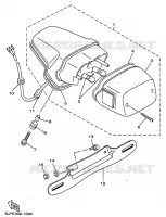 FEU ARRIERE pour Yamaha XV1100 de 1997