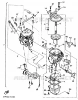 CARBURATEUR pour Yamaha XV1100 de 1997