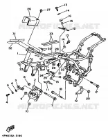 CADRE pour Yamaha XV1100 de 1997