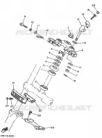 DIRECTION pour Yamaha XV1100 de 1997