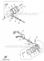 CLIGNOTANT pour Yamaha XV1100 de 1997