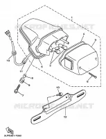 FEU ARRIERE pour Yamaha XV1100 de 1997