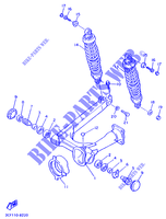 BRAS OSCILLANT / AMORTISSEUR pour Yamaha XV1100 de 1998