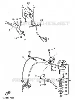 COMMODO / LEVIER pour Yamaha XV125 de 1997