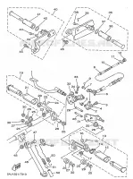 SUPPORT / REPOSE PIEDS pour Yamaha XV125 de 1997