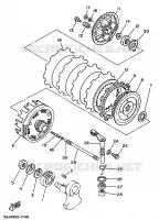 EMBRAYAGE DE DEMARREUR pour Yamaha XV125 de 1997