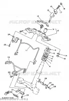 DIRECTION pour Yamaha XV125 de 1997