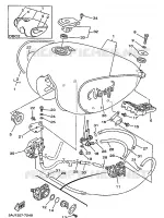 RESERVOIR A ESSENCE pour Yamaha XV125 de 1997