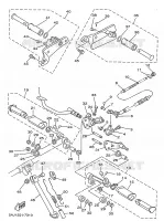 SUPPORT / REPOSE PIEDS pour Yamaha XV125 de 1997