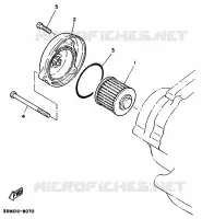 FILTRE A HUILE pour Yamaha XV125 de 1997