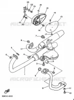 ECHAPPEMENT pour Yamaha XV125 de 1997