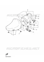 SELLE 1 pour Yamaha XV125 de 1997