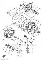 EMBRAYAGE DE DEMARREUR pour Yamaha XV125 de 1997