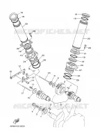 ARBRE A CAMES / CHAINE DE DISTRIBUTION pour Yamaha XV1600A de 2002