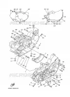 CARTER MOTEUR pour Yamaha XV1600A de 2002