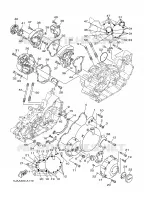 CARTER   MOTEUR 1 pour Yamaha XV1600A de 2002