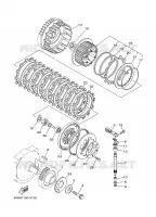 EMBRAYAGE DE DEMARREUR pour Yamaha XV1600A de 2002