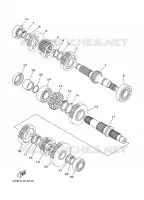 TRANSMISSION pour Yamaha XV1600A de 2002