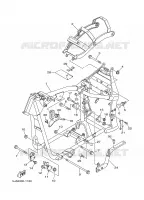 CADRE pour Yamaha XV1600A de 2002