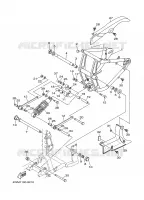 BRAS OSCILLANT / AMORTISSEUR pour Yamaha XV1600A de 2002