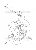 ROUE AVANT pour Yamaha XV1600A de 2002