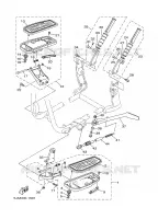 SUPPORT / REPOSE PIEDS pour Yamaha XV1600A de 2002
