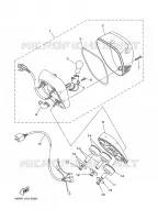 FEU ARRIERE pour Yamaha XV1600A de 2002