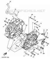CARTER MOTEUR pour Yamaha XV250 de 1995