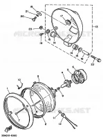 PHARE  pour Yamaha XV250 de 1995