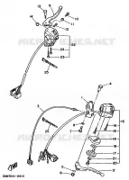 COMMODO / LEVIER pour Yamaha XV250 de 1995