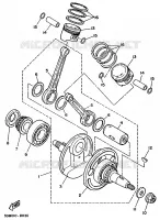 VILEBREQUIN / PISTON pour Yamaha XV250S de 1999