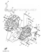 CARTER MOTEUR pour Yamaha XV250S de 1999