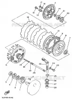 EMBRAYAGE DE DEMARREUR pour Yamaha XV250S de 1999