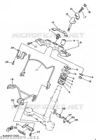 DIRECTION pour Yamaha XV250S de 1999