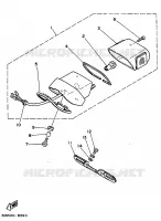 FEU ARRIERE pour Yamaha XV250S de 1999