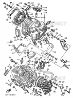 CULASSE pour Yamaha XV535 de 1990