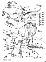 RESERVOIR A ESSENCE pour Yamaha XV535 de 1990