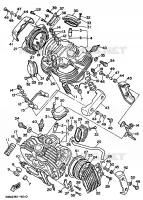 CULASSE pour Yamaha XV535 de 1992