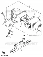 FEU ARRIERE pour Yamaha XV535 de 1994