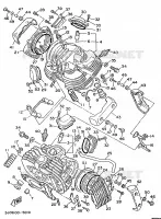 CULASSE pour Yamaha XV535 de 1995