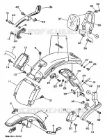 GARDE BOUE pour Yamaha XV535 de 1995